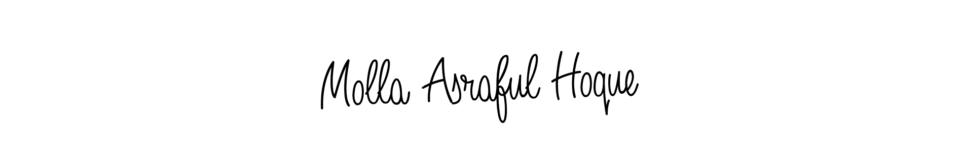 You can use this online signature creator to create a handwritten signature for the name Molla Asraful Hoque. This is the best online autograph maker. Molla Asraful Hoque signature style 5 images and pictures png