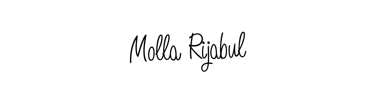 Similarly Angelique-Rose-font-FFP is the best handwritten signature design. Signature creator online .You can use it as an online autograph creator for name Molla Rijabul. Molla Rijabul signature style 5 images and pictures png