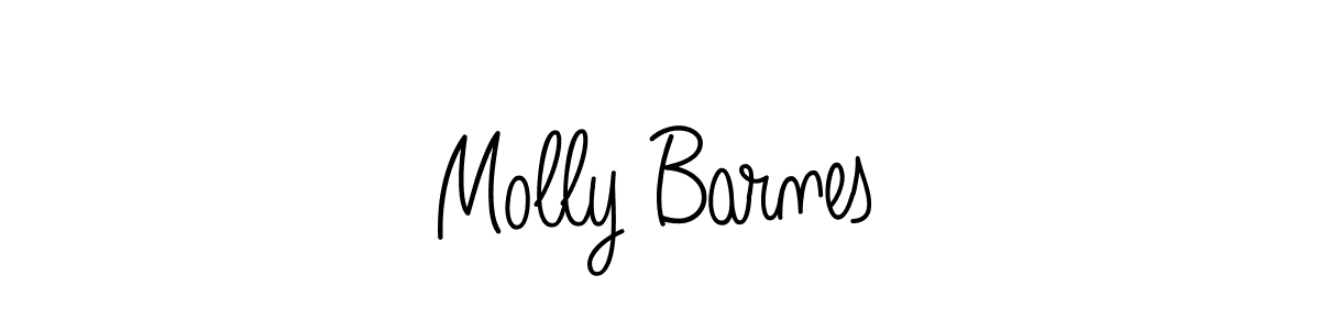 Use a signature maker to create a handwritten signature online. With this signature software, you can design (Angelique-Rose-font-FFP) your own signature for name Molly Barnes. Molly Barnes signature style 5 images and pictures png
