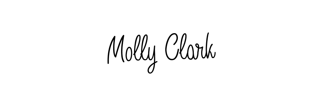 You should practise on your own different ways (Angelique-Rose-font-FFP) to write your name (Molly Clark) in signature. don't let someone else do it for you. Molly Clark signature style 5 images and pictures png