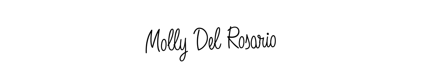 Design your own signature with our free online signature maker. With this signature software, you can create a handwritten (Angelique-Rose-font-FFP) signature for name Molly Del Rosario. Molly Del Rosario signature style 5 images and pictures png