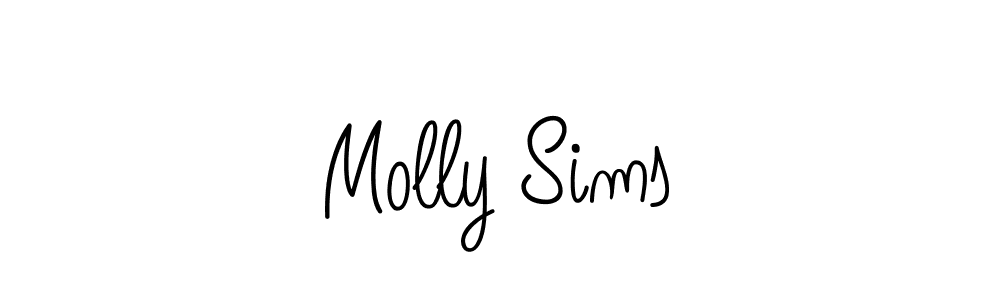 The best way (Angelique-Rose-font-FFP) to make a short signature is to pick only two or three words in your name. The name Molly Sims include a total of six letters. For converting this name. Molly Sims signature style 5 images and pictures png
