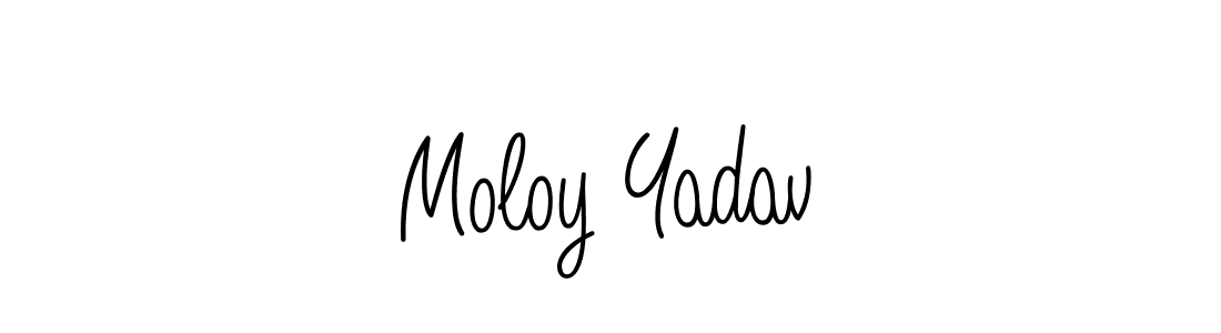 Make a beautiful signature design for name Moloy Yadav. Use this online signature maker to create a handwritten signature for free. Moloy Yadav signature style 5 images and pictures png