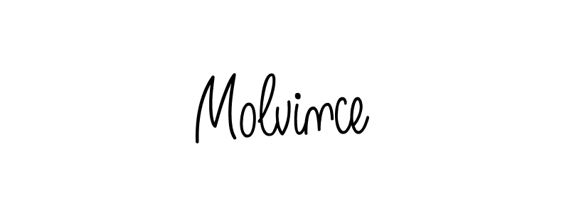 How to Draw Molvince signature style? Angelique-Rose-font-FFP is a latest design signature styles for name Molvince. Molvince signature style 5 images and pictures png