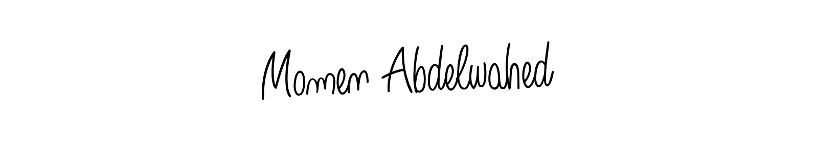 Create a beautiful signature design for name Momen Abdelwahed. With this signature (Angelique-Rose-font-FFP) fonts, you can make a handwritten signature for free. Momen Abdelwahed signature style 5 images and pictures png