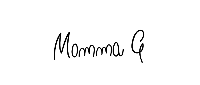 Once you've used our free online signature maker to create your best signature Angelique-Rose-font-FFP style, it's time to enjoy all of the benefits that Momma G name signing documents. Momma G signature style 5 images and pictures png