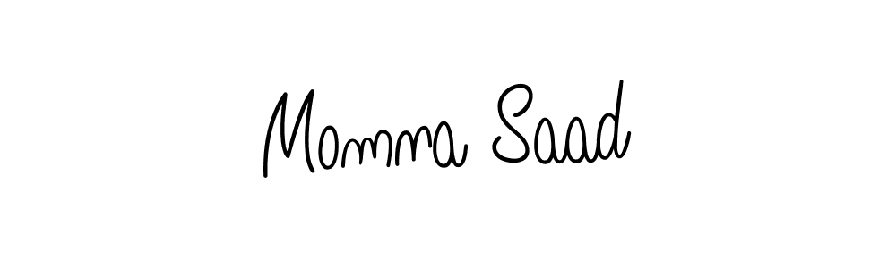 How to make Momna Saad signature? Angelique-Rose-font-FFP is a professional autograph style. Create handwritten signature for Momna Saad name. Momna Saad signature style 5 images and pictures png