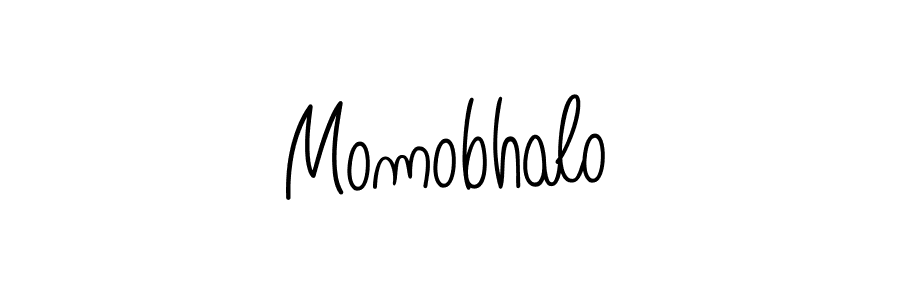 Also we have Momobhalo name is the best signature style. Create professional handwritten signature collection using Angelique-Rose-font-FFP autograph style. Momobhalo signature style 5 images and pictures png