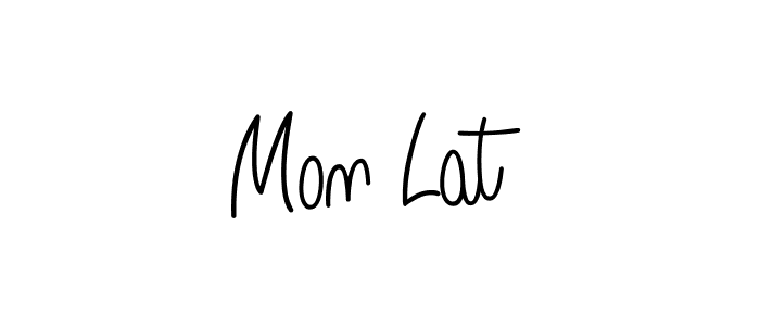 Make a beautiful signature design for name Mon Lat. Use this online signature maker to create a handwritten signature for free. Mon Lat signature style 5 images and pictures png