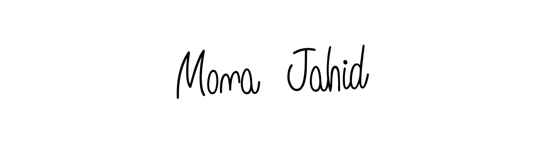 How to Draw Mona  Jahid signature style? Angelique-Rose-font-FFP is a latest design signature styles for name Mona  Jahid. Mona  Jahid signature style 5 images and pictures png