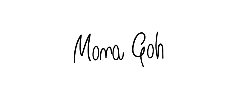 if you are searching for the best signature style for your name Mona Goh. so please give up your signature search. here we have designed multiple signature styles  using Angelique-Rose-font-FFP. Mona Goh signature style 5 images and pictures png