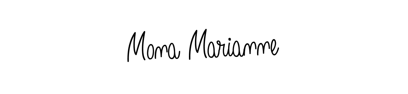 Make a beautiful signature design for name Mona Marianne. Use this online signature maker to create a handwritten signature for free. Mona Marianne signature style 5 images and pictures png