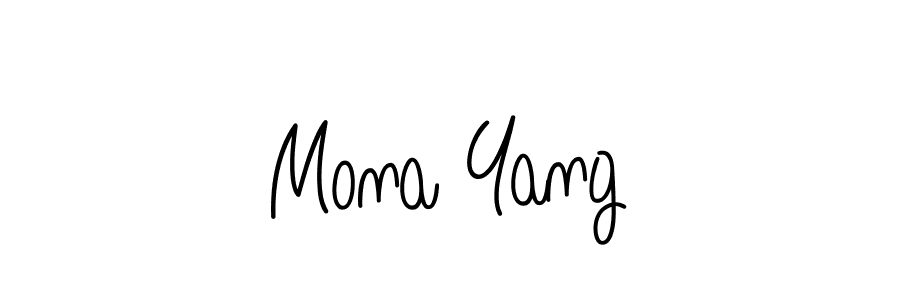 if you are searching for the best signature style for your name Mona Yang. so please give up your signature search. here we have designed multiple signature styles  using Angelique-Rose-font-FFP. Mona Yang signature style 5 images and pictures png