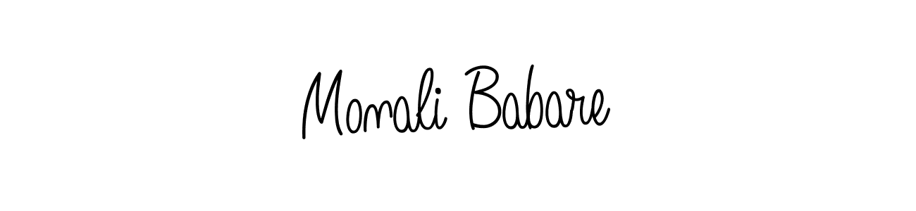 Also You can easily find your signature by using the search form. We will create Monali Babare name handwritten signature images for you free of cost using Angelique-Rose-font-FFP sign style. Monali Babare signature style 5 images and pictures png