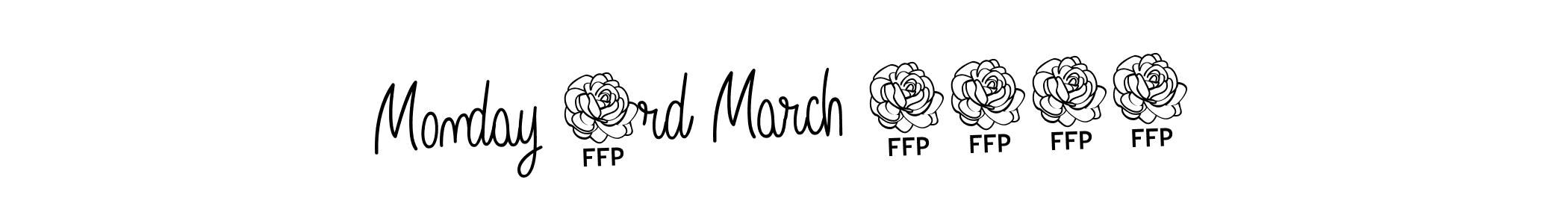 Here are the top 10 professional signature styles for the name Monday 3rd March 2025. These are the best autograph styles you can use for your name. Monday 3rd March 2025 signature style 5 images and pictures png