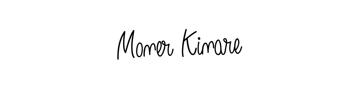 How to make Moner Kinare signature? Angelique-Rose-font-FFP is a professional autograph style. Create handwritten signature for Moner Kinare name. Moner Kinare signature style 5 images and pictures png