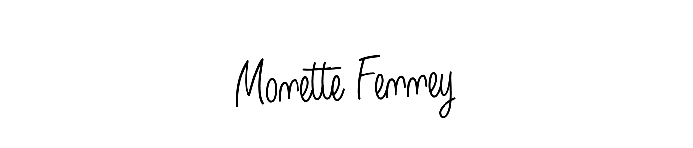 Check out images of Autograph of Monette Fenney name. Actor Monette Fenney Signature Style. Angelique-Rose-font-FFP is a professional sign style online. Monette Fenney signature style 5 images and pictures png