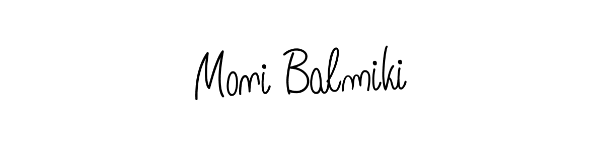 It looks lik you need a new signature style for name Moni Balmiki. Design unique handwritten (Angelique-Rose-font-FFP) signature with our free signature maker in just a few clicks. Moni Balmiki signature style 5 images and pictures png