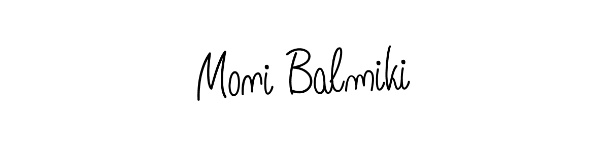 It looks lik you need a new signature style for name Moni Balmiki. Design unique handwritten (Angelique-Rose-font-FFP) signature with our free signature maker in just a few clicks. Moni Balmiki signature style 5 images and pictures png