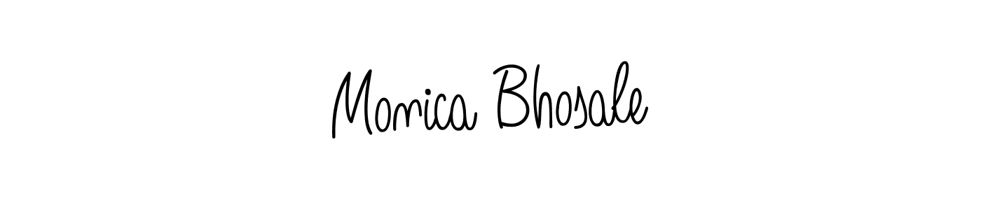 Make a short Monica Bhosale signature style. Manage your documents anywhere anytime using Angelique-Rose-font-FFP. Create and add eSignatures, submit forms, share and send files easily. Monica Bhosale signature style 5 images and pictures png