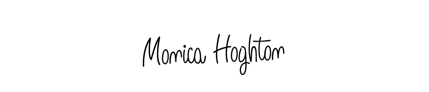 Design your own signature with our free online signature maker. With this signature software, you can create a handwritten (Angelique-Rose-font-FFP) signature for name Monica Hoghton. Monica Hoghton signature style 5 images and pictures png