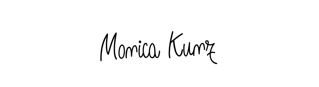 How to Draw Monica Kunz signature style? Angelique-Rose-font-FFP is a latest design signature styles for name Monica Kunz. Monica Kunz signature style 5 images and pictures png