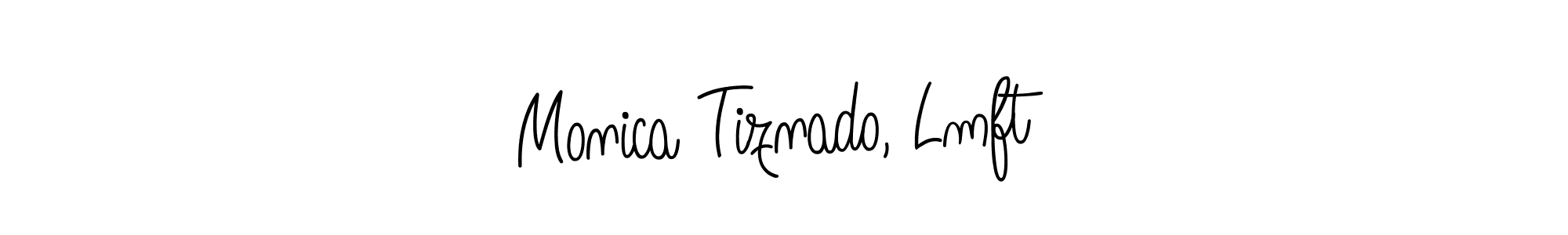 Design your own signature with our free online signature maker. With this signature software, you can create a handwritten (Angelique-Rose-font-FFP) signature for name Monica Tiznado, Lmft. Monica Tiznado, Lmft signature style 5 images and pictures png