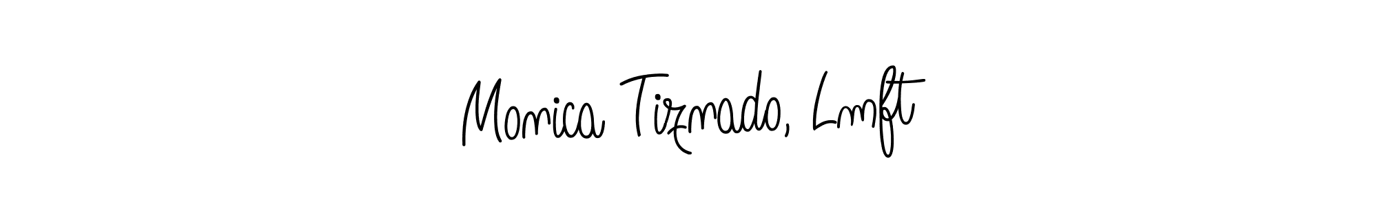 Design your own signature with our free online signature maker. With this signature software, you can create a handwritten (Angelique-Rose-font-FFP) signature for name Monica Tiznado, Lmft. Monica Tiznado, Lmft signature style 5 images and pictures png