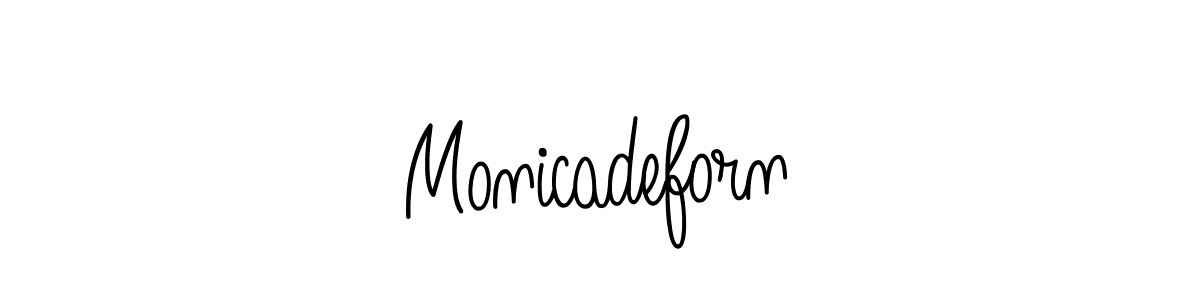 This is the best signature style for the Monicadeforn name. Also you like these signature font (Angelique-Rose-font-FFP). Mix name signature. Monicadeforn signature style 5 images and pictures png