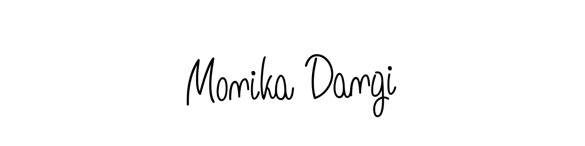 Best and Professional Signature Style for Monika Dangi. Angelique-Rose-font-FFP Best Signature Style Collection. Monika Dangi signature style 5 images and pictures png