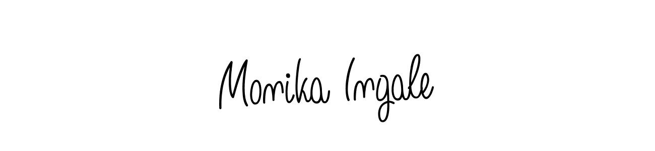 Create a beautiful signature design for name Monika Ingale. With this signature (Angelique-Rose-font-FFP) fonts, you can make a handwritten signature for free. Monika Ingale signature style 5 images and pictures png