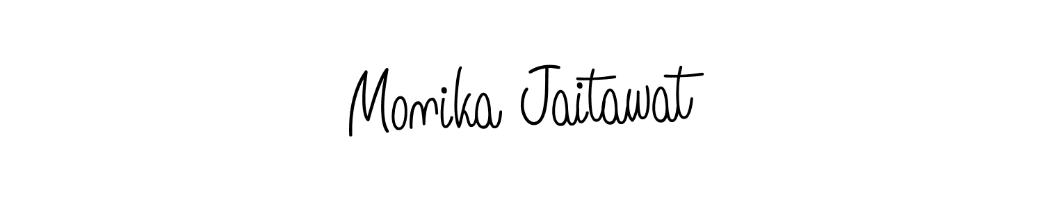 This is the best signature style for the Monika Jaitawat name. Also you like these signature font (Angelique-Rose-font-FFP). Mix name signature. Monika Jaitawat signature style 5 images and pictures png