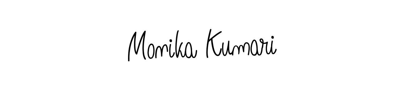 Also we have Monika Kumari name is the best signature style. Create professional handwritten signature collection using Angelique-Rose-font-FFP autograph style. Monika Kumari signature style 5 images and pictures png