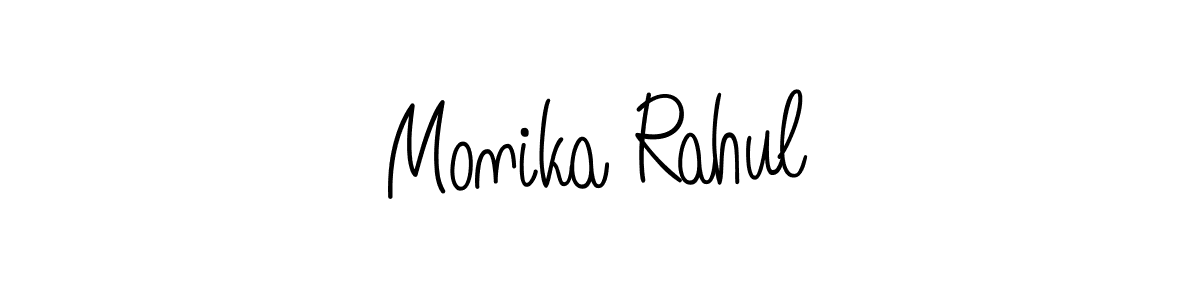 if you are searching for the best signature style for your name Monika Rahul. so please give up your signature search. here we have designed multiple signature styles  using Angelique-Rose-font-FFP. Monika Rahul signature style 5 images and pictures png