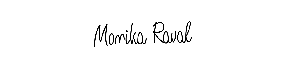 Also we have Monika Raval name is the best signature style. Create professional handwritten signature collection using Angelique-Rose-font-FFP autograph style. Monika Raval signature style 5 images and pictures png