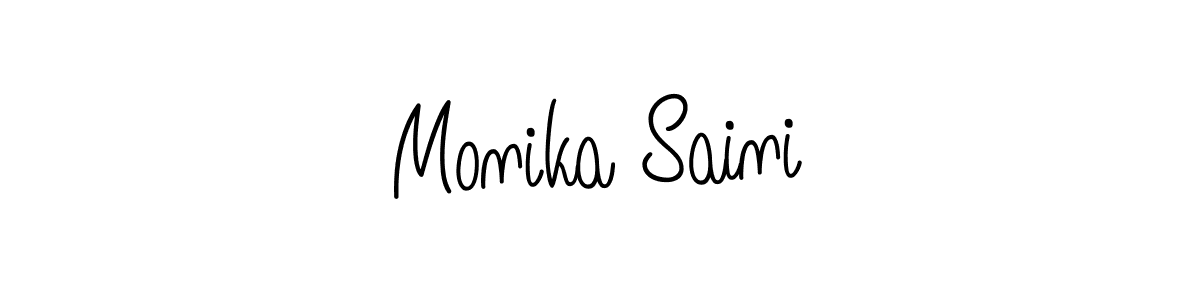 Once you've used our free online signature maker to create your best signature Angelique-Rose-font-FFP style, it's time to enjoy all of the benefits that Monika Saini name signing documents. Monika Saini signature style 5 images and pictures png