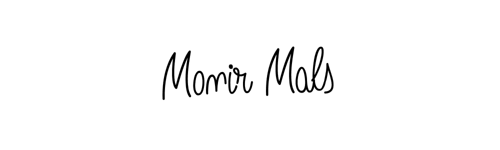 if you are searching for the best signature style for your name Monir Mals. so please give up your signature search. here we have designed multiple signature styles  using Angelique-Rose-font-FFP. Monir Mals signature style 5 images and pictures png