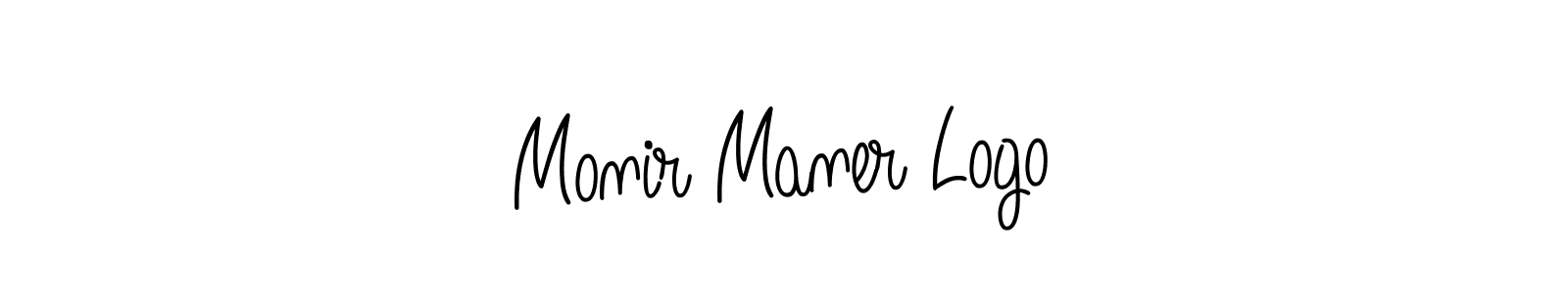 Create a beautiful signature design for name Monir Maner Logo. With this signature (Angelique-Rose-font-FFP) fonts, you can make a handwritten signature for free. Monir Maner Logo signature style 5 images and pictures png