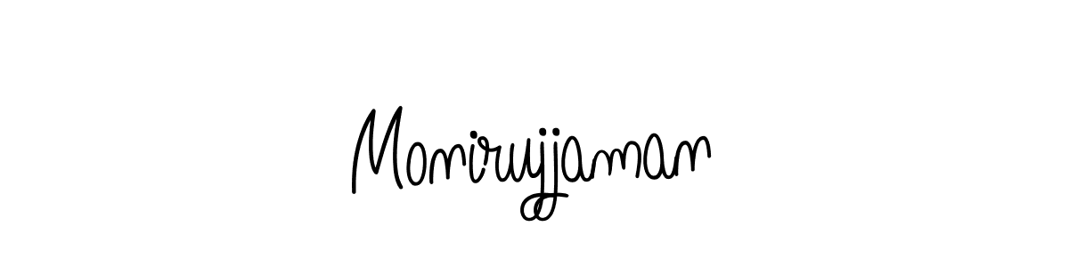 Create a beautiful signature design for name Monirujjaman. With this signature (Angelique-Rose-font-FFP) fonts, you can make a handwritten signature for free. Monirujjaman signature style 5 images and pictures png