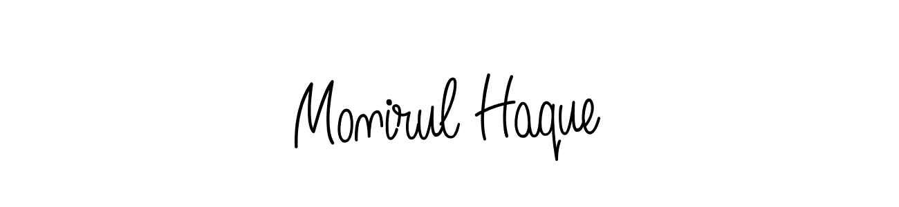 Make a beautiful signature design for name Monirul Haque. Use this online signature maker to create a handwritten signature for free. Monirul Haque signature style 5 images and pictures png