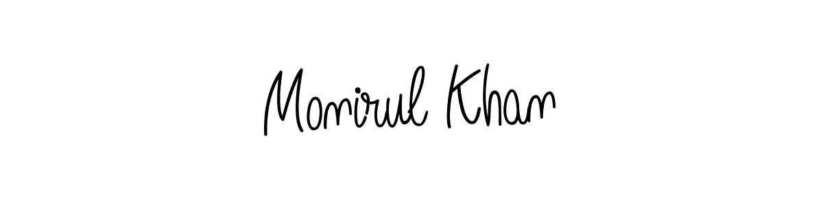 Monirul Khan stylish signature style. Best Handwritten Sign (Angelique-Rose-font-FFP) for my name. Handwritten Signature Collection Ideas for my name Monirul Khan. Monirul Khan signature style 5 images and pictures png