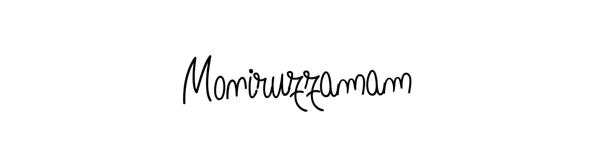 How to make Moniruzzamam name signature. Use Angelique-Rose-font-FFP style for creating short signs online. This is the latest handwritten sign. Moniruzzamam signature style 5 images and pictures png