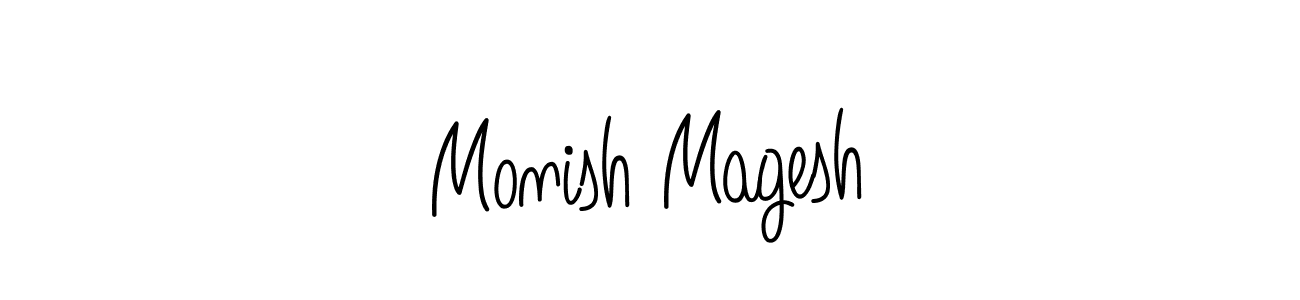 Similarly Angelique-Rose-font-FFP is the best handwritten signature design. Signature creator online .You can use it as an online autograph creator for name Monish Magesh. Monish Magesh signature style 5 images and pictures png