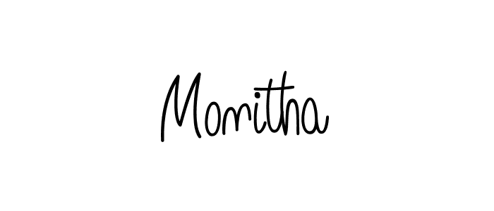 Check out images of Autograph of Monitha name. Actor Monitha Signature Style. Angelique-Rose-font-FFP is a professional sign style online. Monitha signature style 5 images and pictures png
