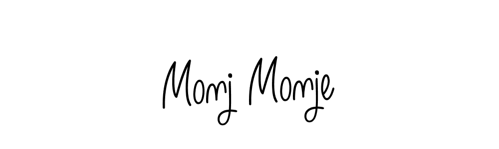 Similarly Angelique-Rose-font-FFP is the best handwritten signature design. Signature creator online .You can use it as an online autograph creator for name Monj Monje. Monj Monje signature style 5 images and pictures png