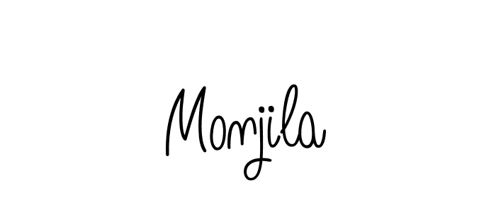 Similarly Angelique-Rose-font-FFP is the best handwritten signature design. Signature creator online .You can use it as an online autograph creator for name Monjila. Monjila signature style 5 images and pictures png