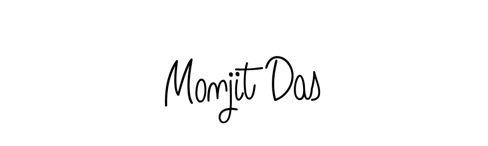 Create a beautiful signature design for name Monjit Das. With this signature (Angelique-Rose-font-FFP) fonts, you can make a handwritten signature for free. Monjit Das signature style 5 images and pictures png