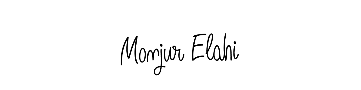 if you are searching for the best signature style for your name Monjur Elahi. so please give up your signature search. here we have designed multiple signature styles  using Angelique-Rose-font-FFP. Monjur Elahi signature style 5 images and pictures png