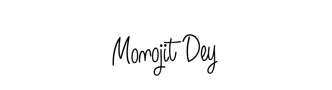 The best way (Angelique-Rose-font-FFP) to make a short signature is to pick only two or three words in your name. The name Monojit Dey include a total of six letters. For converting this name. Monojit Dey signature style 5 images and pictures png