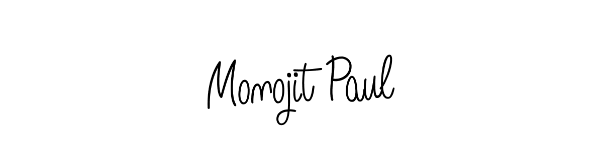 It looks lik you need a new signature style for name Monojit Paul. Design unique handwritten (Angelique-Rose-font-FFP) signature with our free signature maker in just a few clicks. Monojit Paul signature style 5 images and pictures png